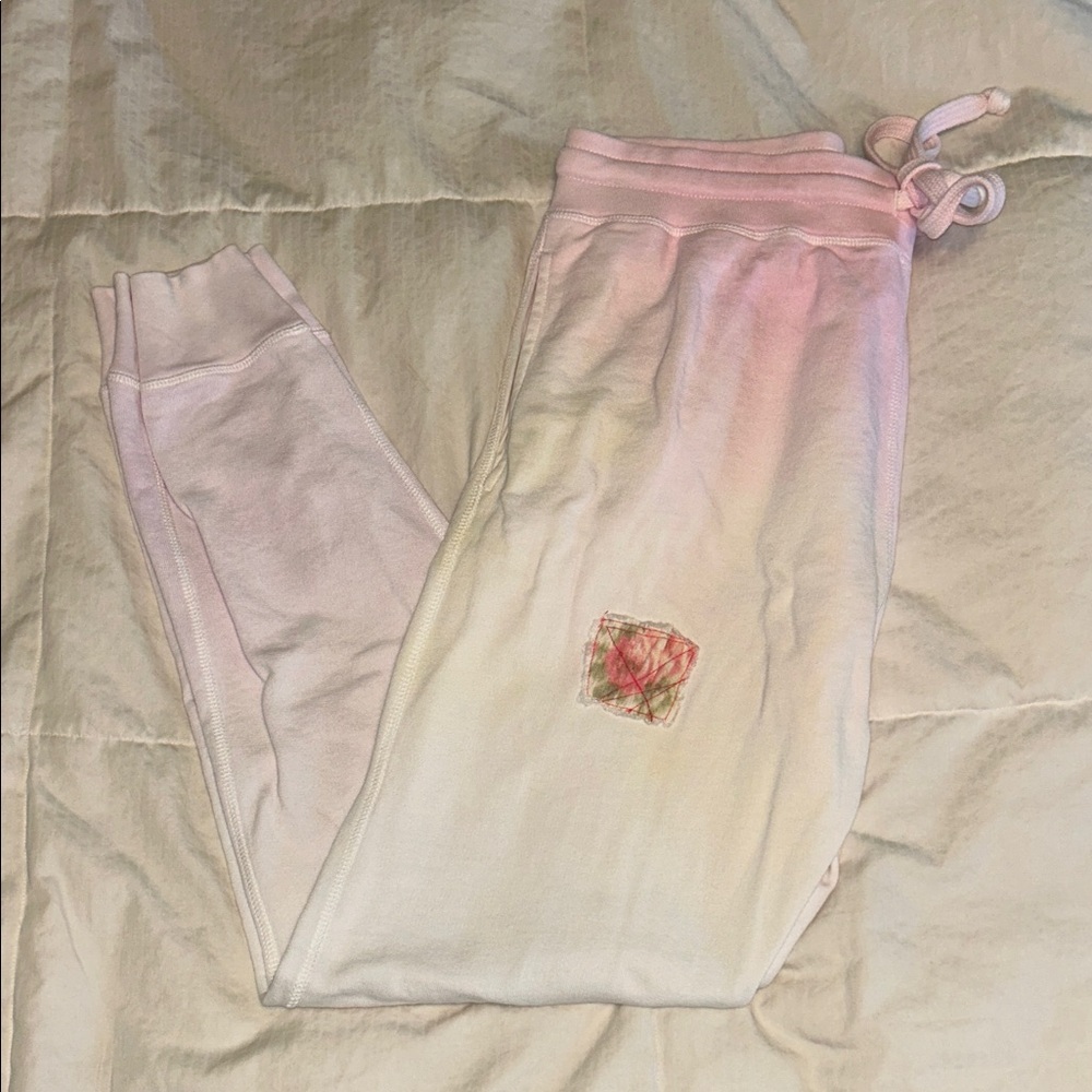 LoveShackFancy Tie-Dye Patch Sweatpants